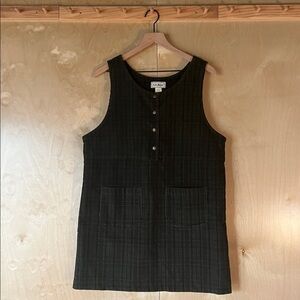 L.L. Bean Black Sleeveless Dress